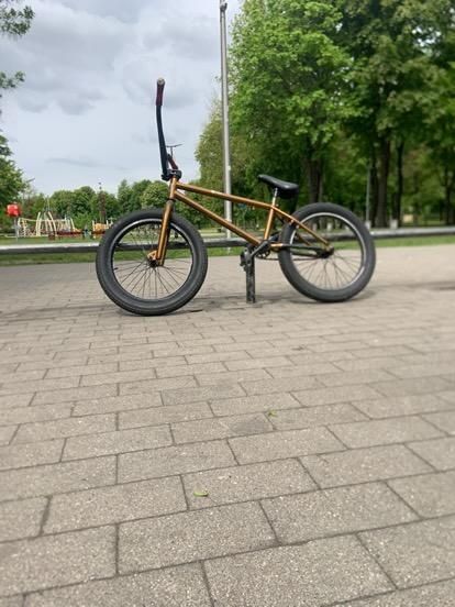 Rower wyczynowy bmx , złoty
