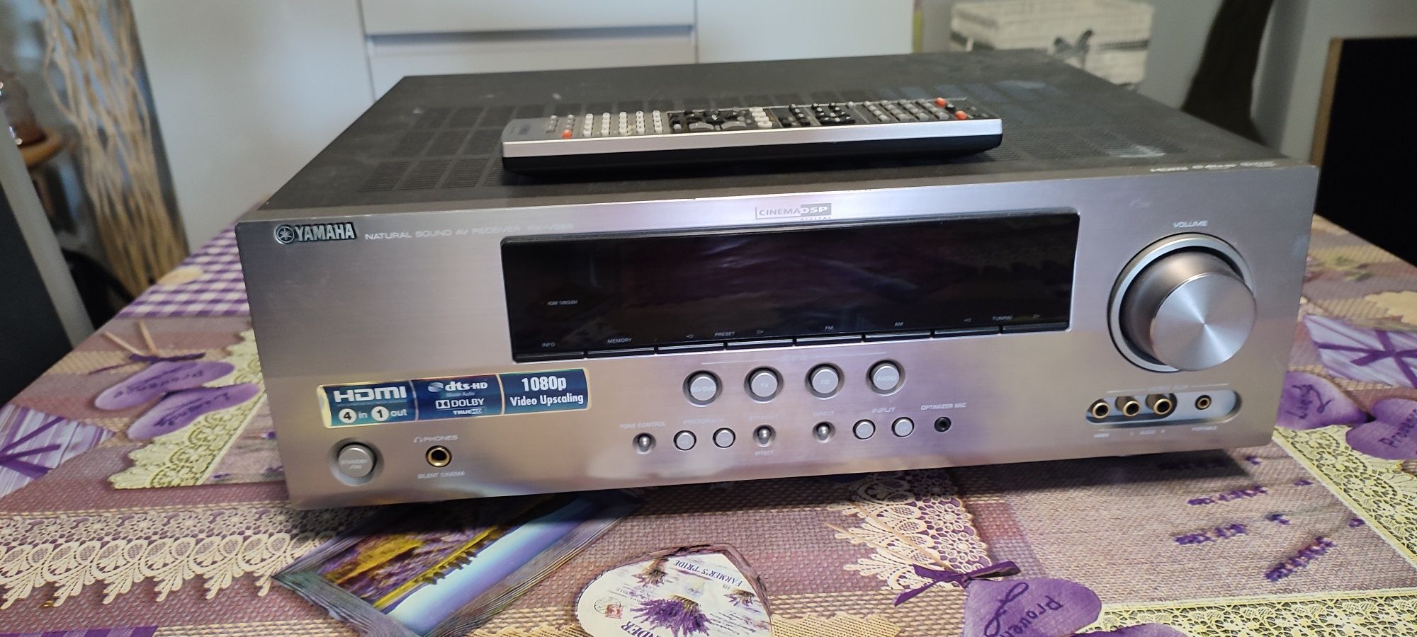 Yamaha RX V565. Wzmacniacz,  Amplituner