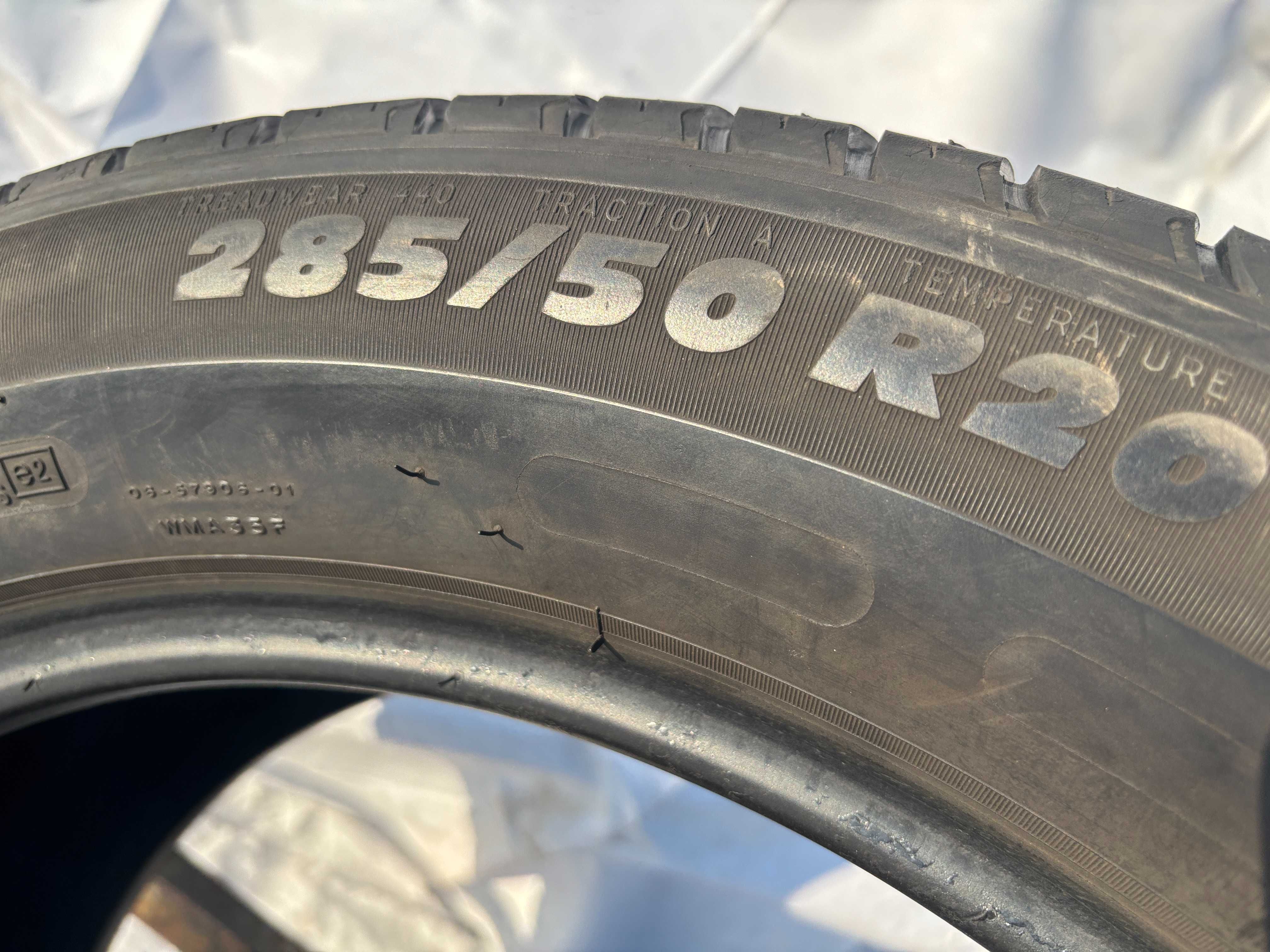 285-50-R20 MICHELIN LATITUDE  4штуки летней резины GERMANY 2022