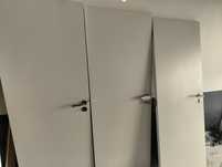 Portas interior branca com fechadura e puxador - (200x75)