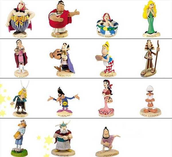 TULLIUS DETRITUS, figura de coleção ASTERIX, o Gaulês, em resina