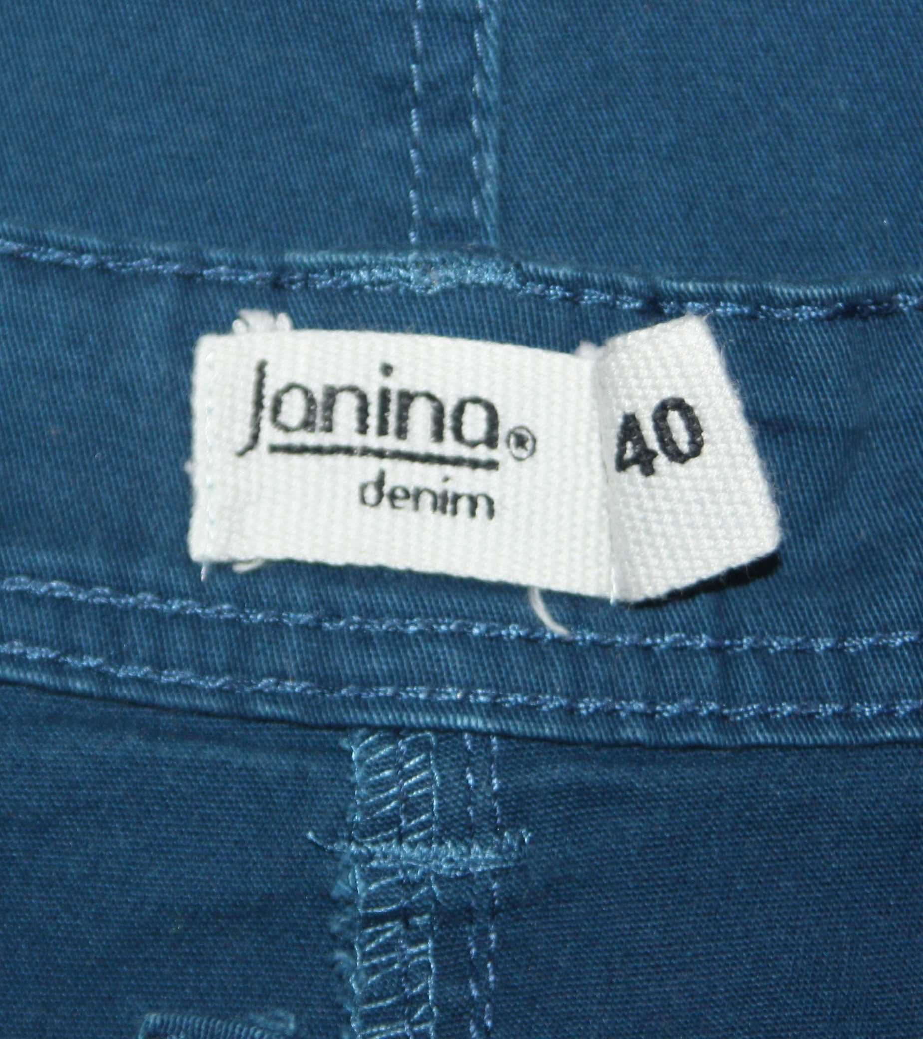 40 spódniczka damska JANINA denim elastyczna jak jeansowa