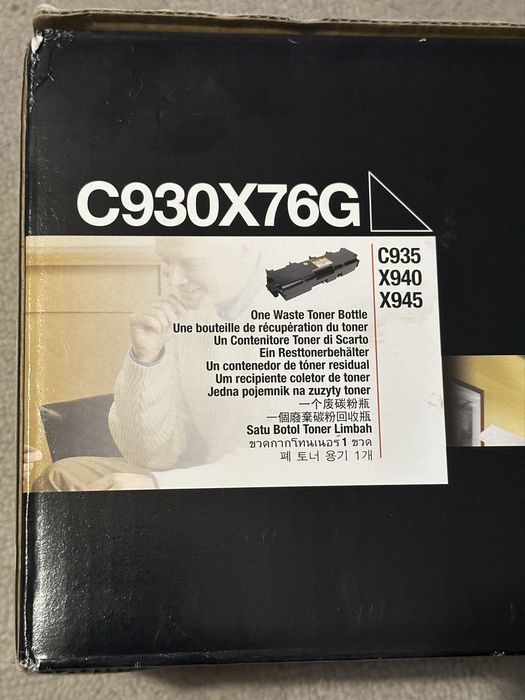 Waste Toner Bottle Lexmark C930X76G NOWY