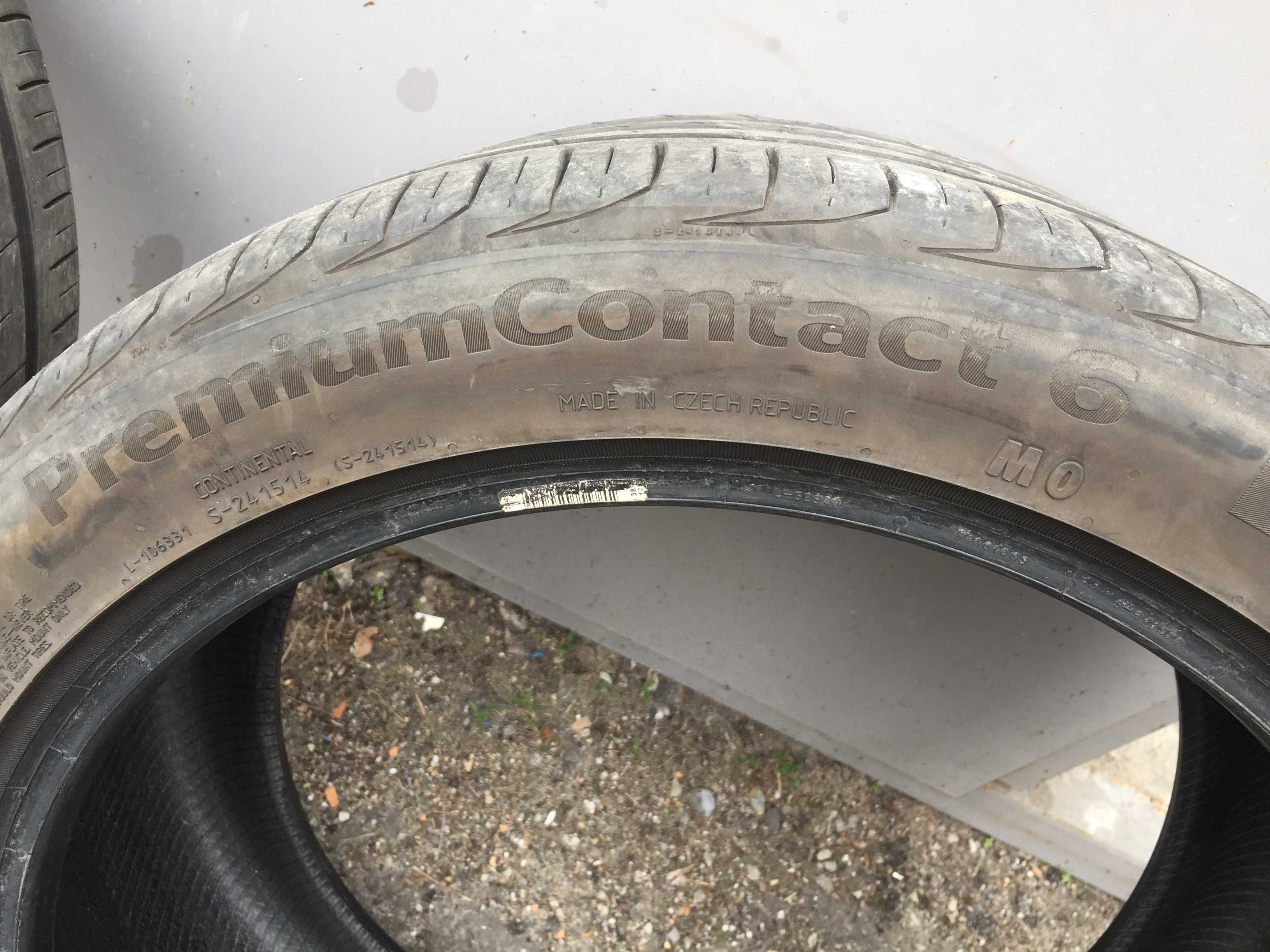 Шина 245/40R18 Continental PremiumContact 6 MO (4mm) - 1шт под ремонт