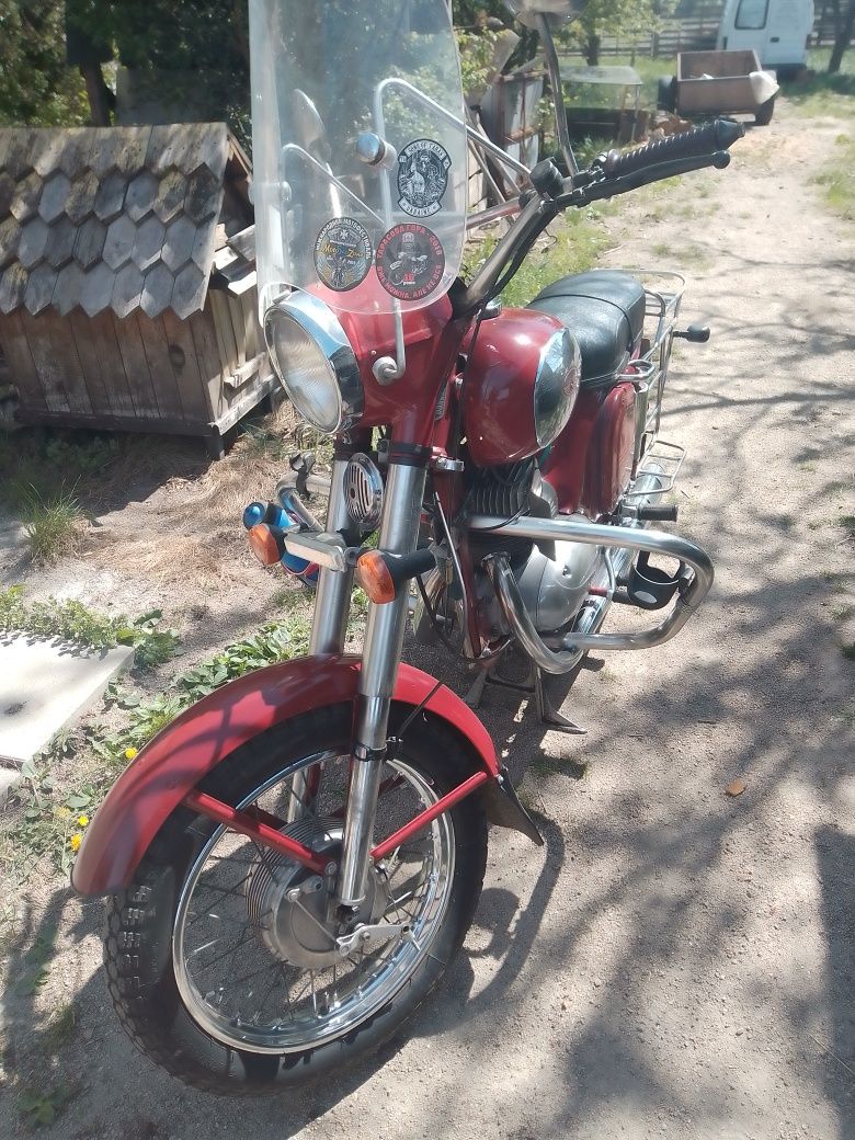 Jawa 250 6v после реставрации