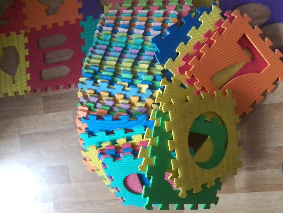 Килимки термо пазлами