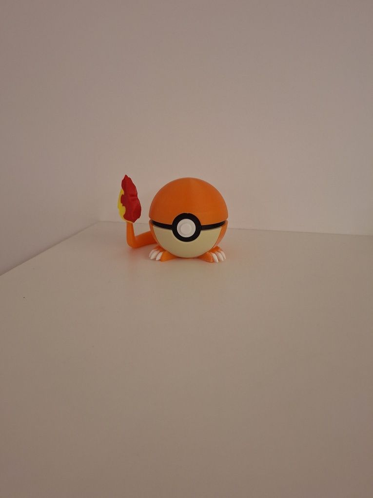 Charmander pokeball pokemon 3d
