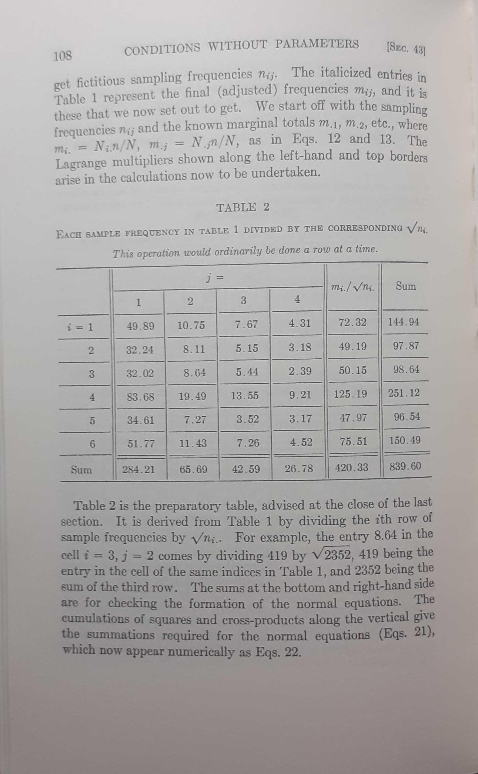 Statistical Adjustment of Data - W. E. Deming