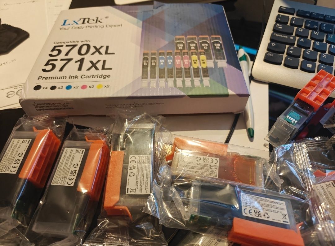 Tinteiros para Canon 570XL , 571XL