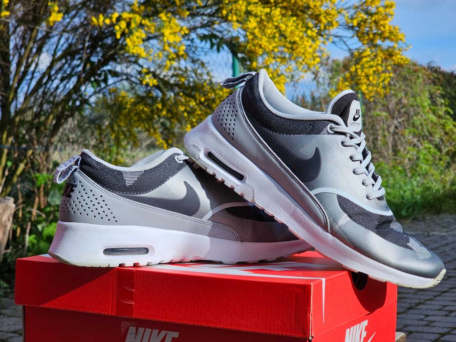 Damskie Buty Nike Air Max Thea Jacquard Pure Platinum, 38,5, sport
