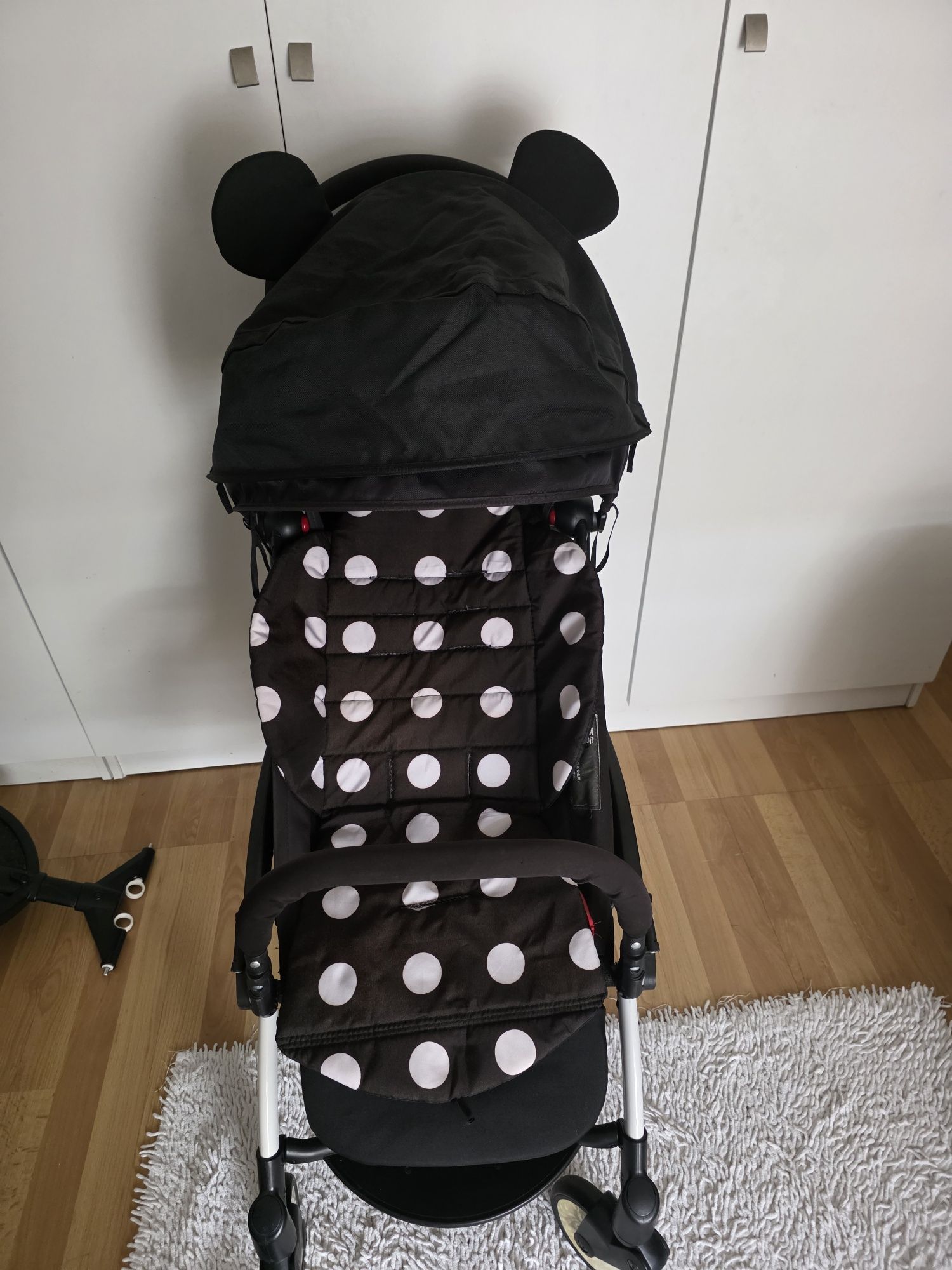 Carrinho Mickey/Minnie + plataforma + extras