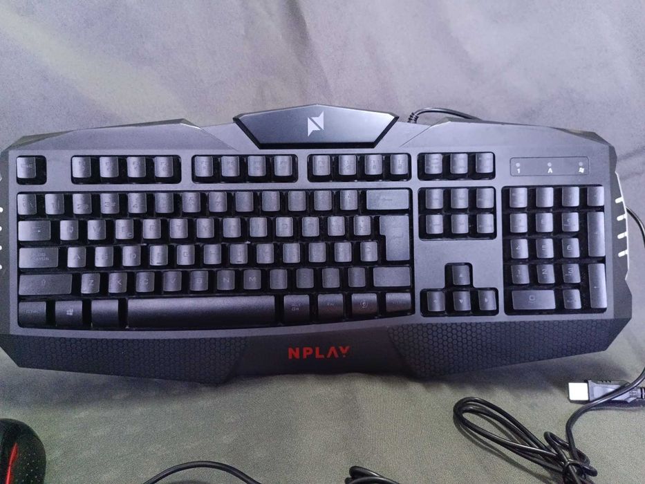 Conjunto gaming teclado e rato