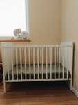 Łóżeczko drewniane Woodies białe country cot 120 x 60