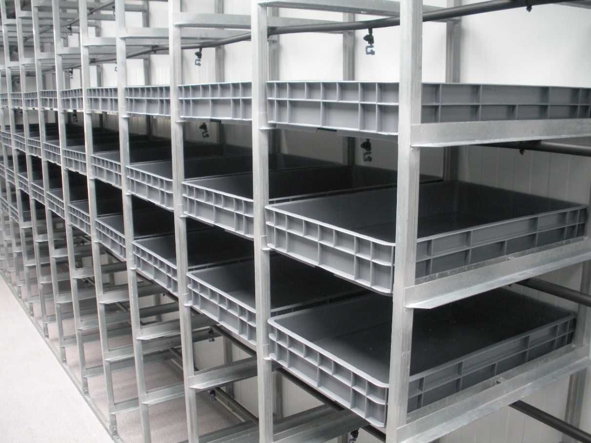 Módulo equipado para produção hidropónica