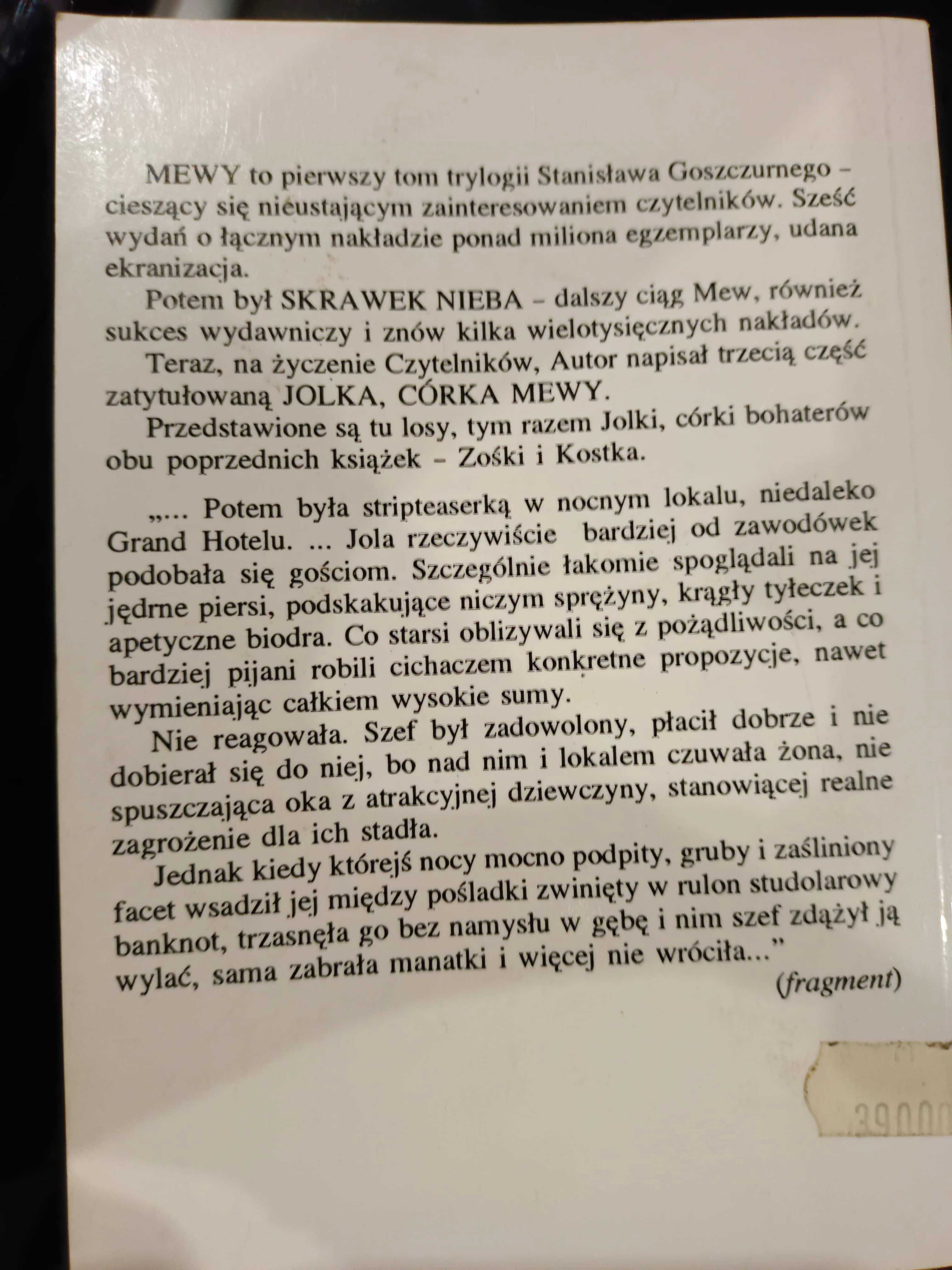 "Jolka córka Mewy" Stanisław Goszczurny