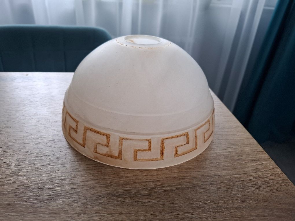 Szklany klosz do lampy