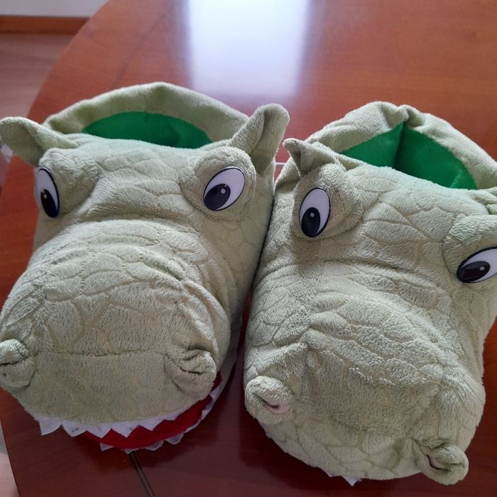 Pantufas crocodilo