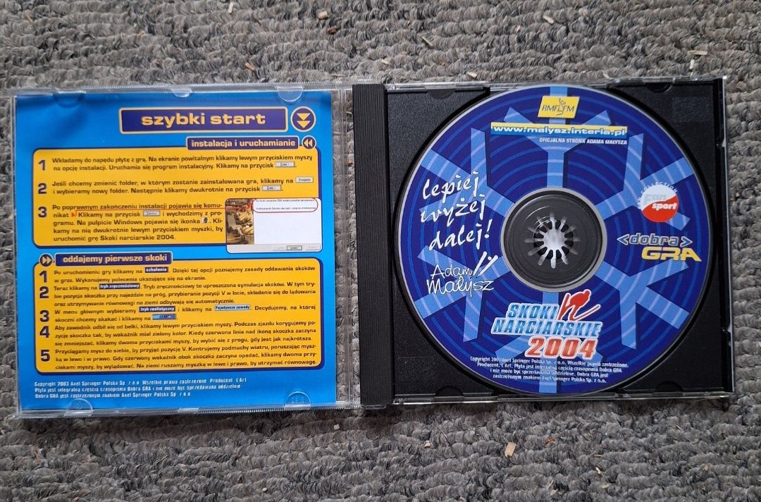 Skoki narciarskie 2004 gra PC