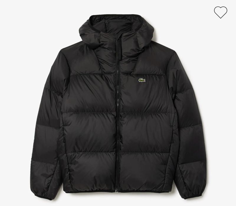 Пуховик Lacoste black