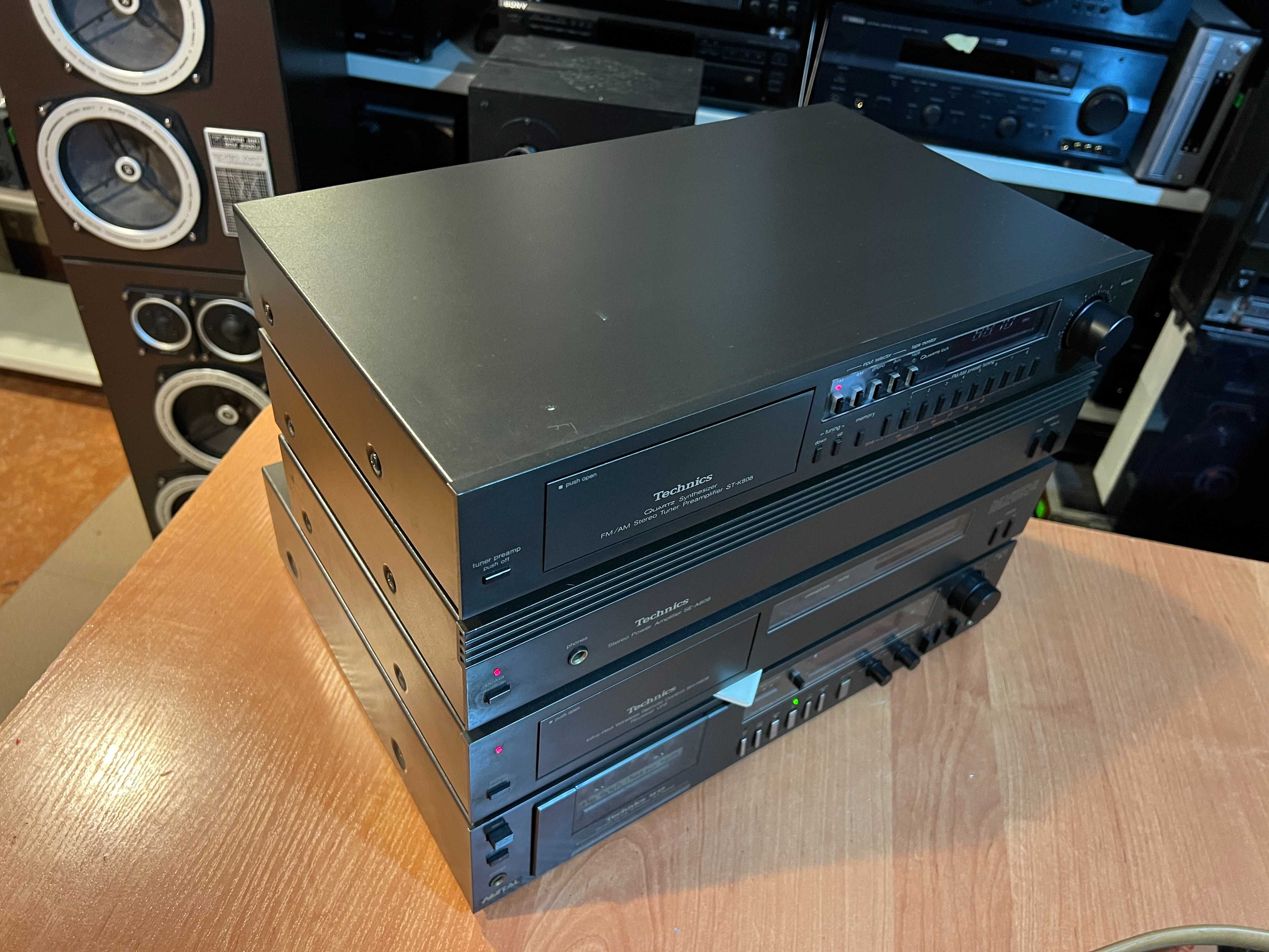 Wieża Technics SE-A808, ST-K808, SH-R808, RS-M45, Audio Room
