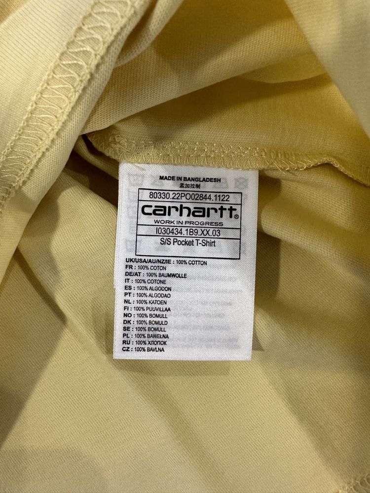 T-shirt Carhartt - Yellow - M & L