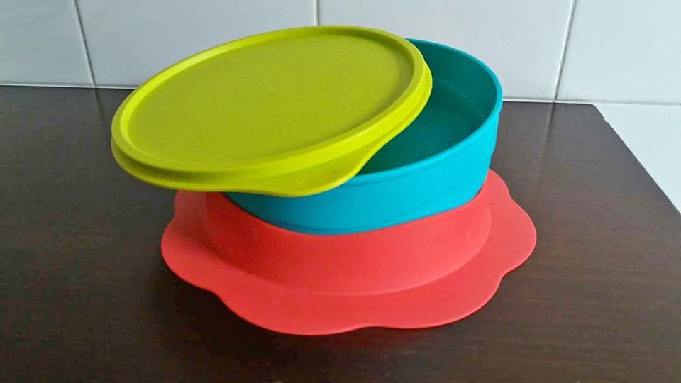 Prato para Bebé "agarra à mesa" Tupperware