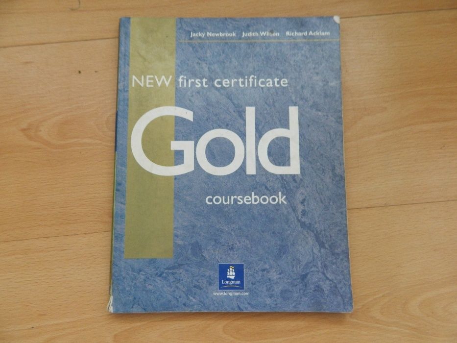 Gold first certificate coursebook