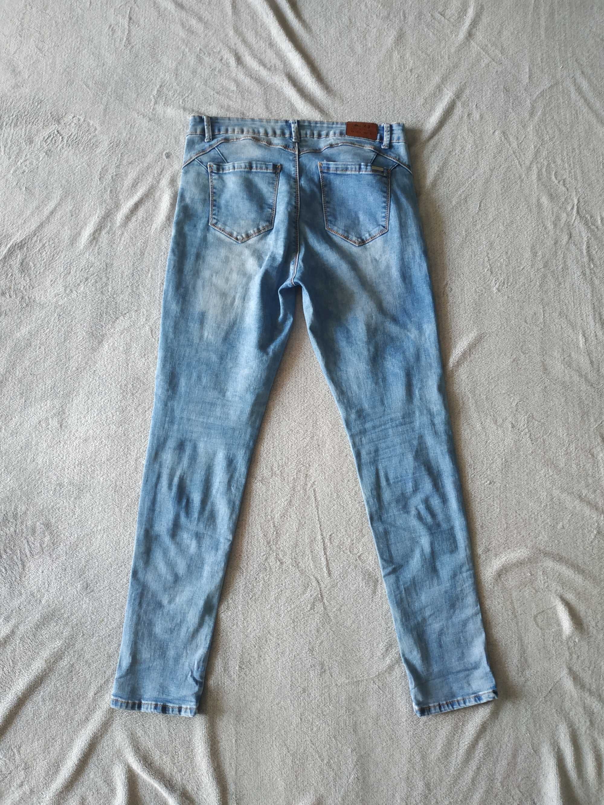 Spodnie damskie jasny dżins jeans