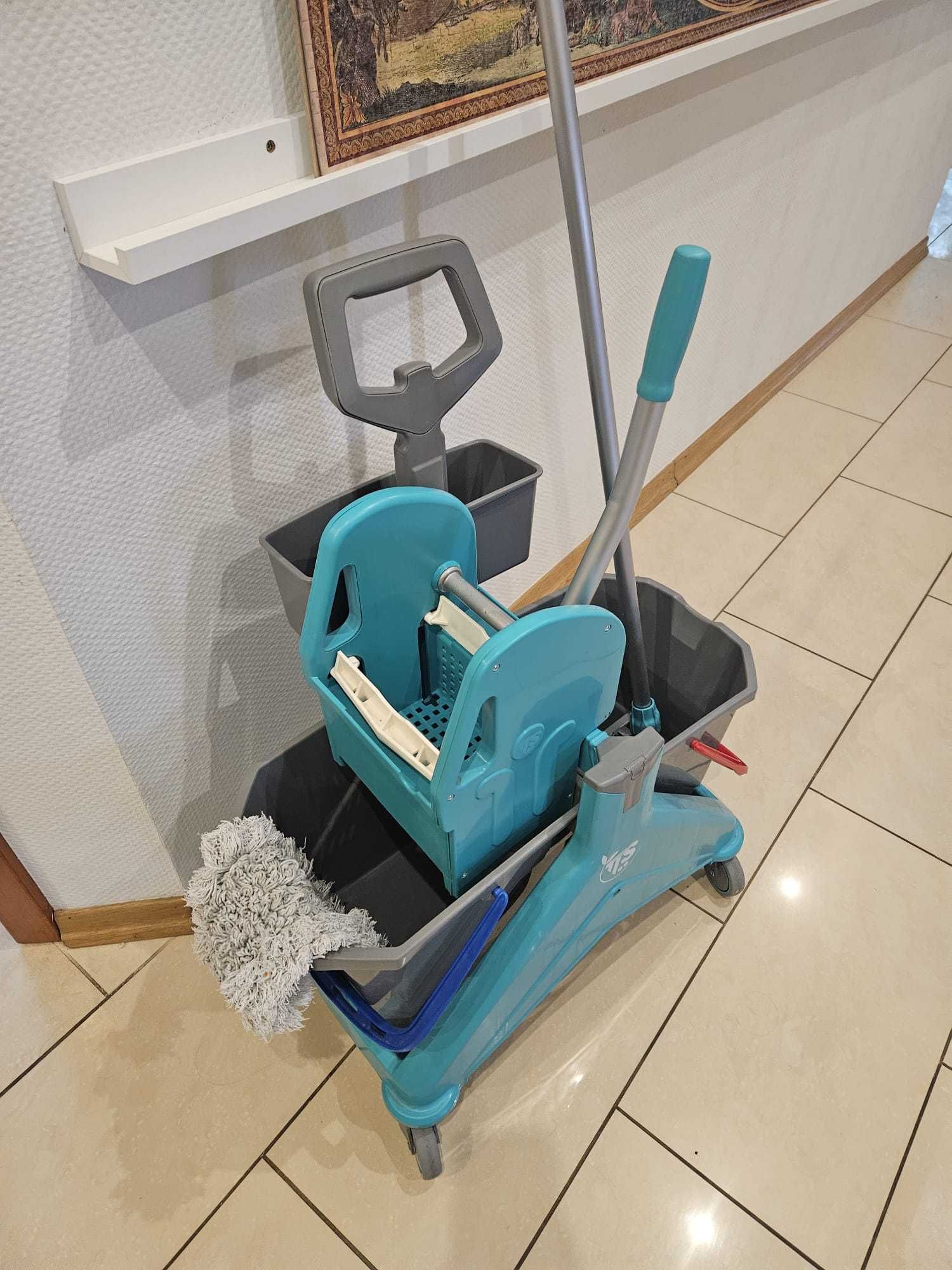 TTS NICKITA mop / wózek sprzątający zestaw dwuwiaderkowy 2x15L