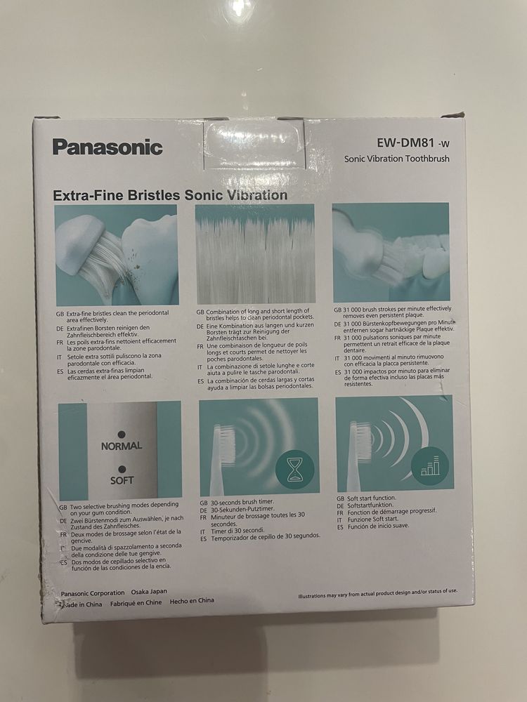 Nowa soniczna szczoteczka do zębów Panasonic DentaCare EW DM81