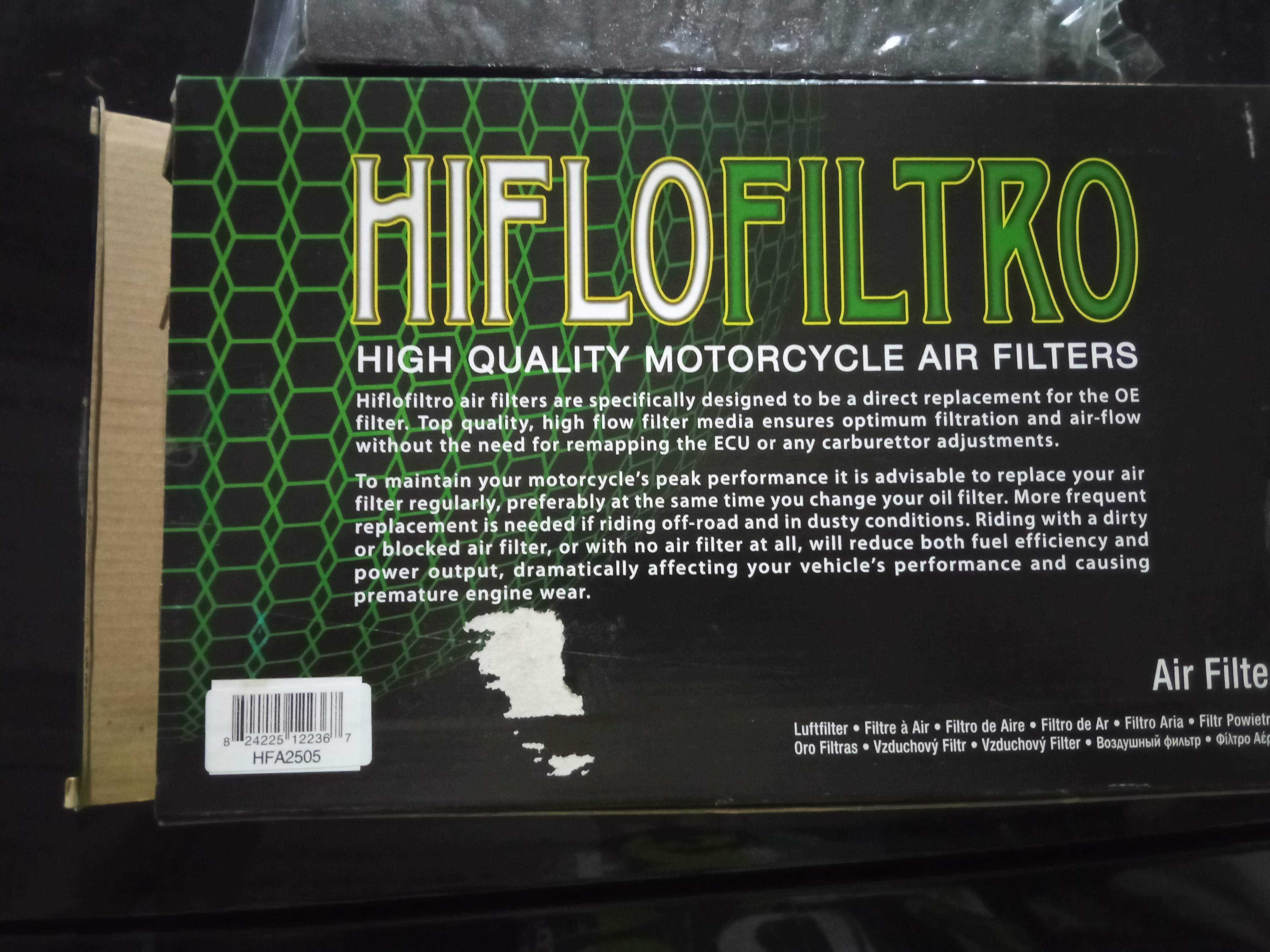 Продам воздушный фильтр HIFLO HFA2505 (Kawasaki Ninja)