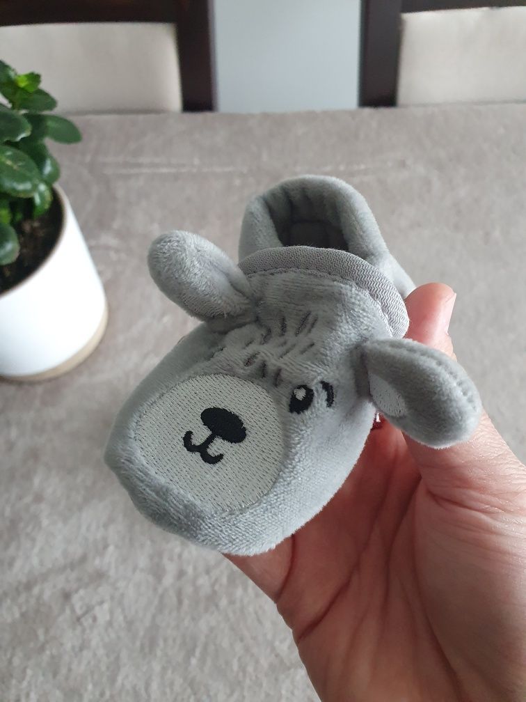 Buty Niemowlęce Niechodki Misie/Buty dla Noworodka