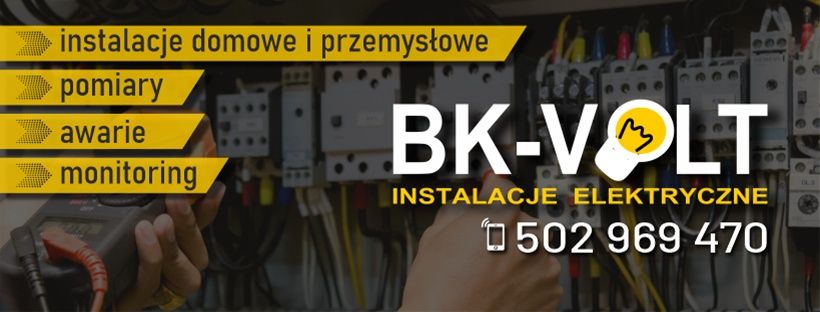 BK-VOLT Usługi elektryczne, elektryk, instalacje