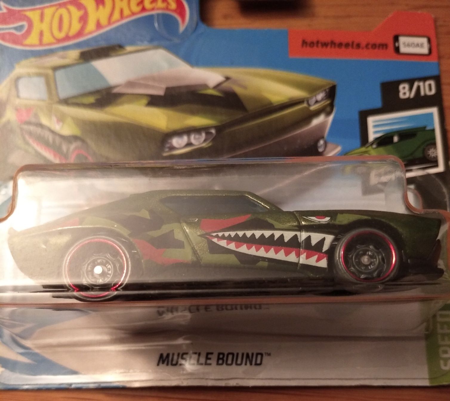 Hot Wheels модель Muscle Bound (87/250) запечатанная