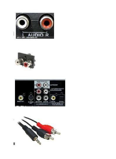 Cabo audio p/ amplificador para MP3 / leitor de CD