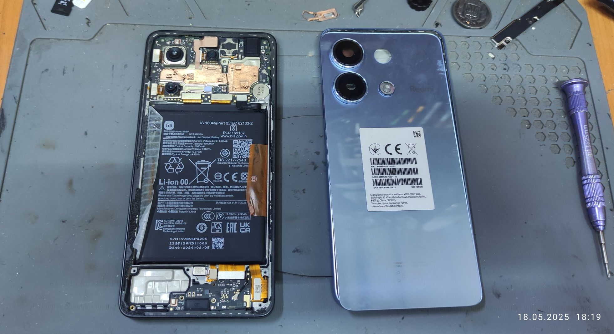 Дисплей Original Redmi Note 13 4G Amoled/Oled (Розборка)