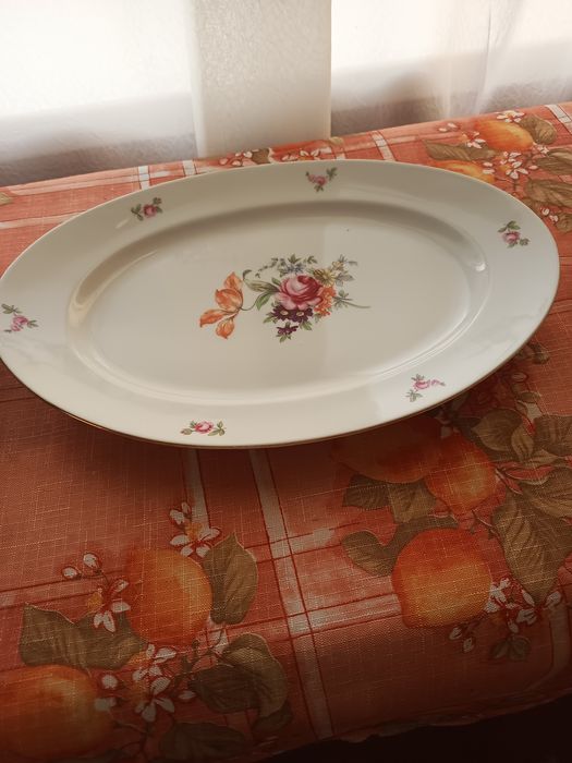 Блюдо,вінтаж, Мейненський букет, Чехословаччина