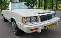 Chrysler Le Baron cabrio limited edition 1985 zabytkowy oryginalny