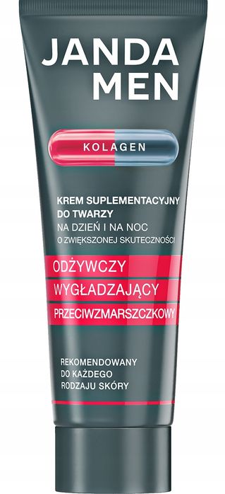 Janda Men Krem Do Twarzy Suplementacyjny Z Kolagenem Odżywczy 50 Ml