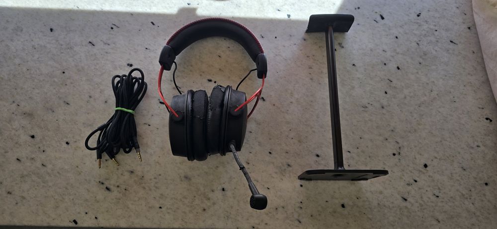Słuchawki Gamingowe HyperX Alpha + stojak