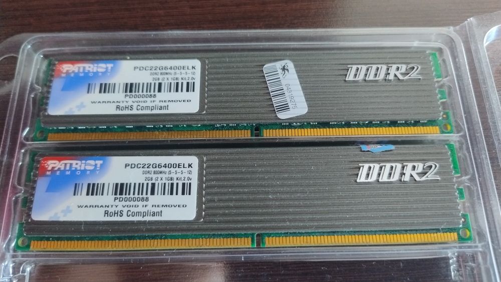 Pamięć DDR2 (2x1GB) Patriot