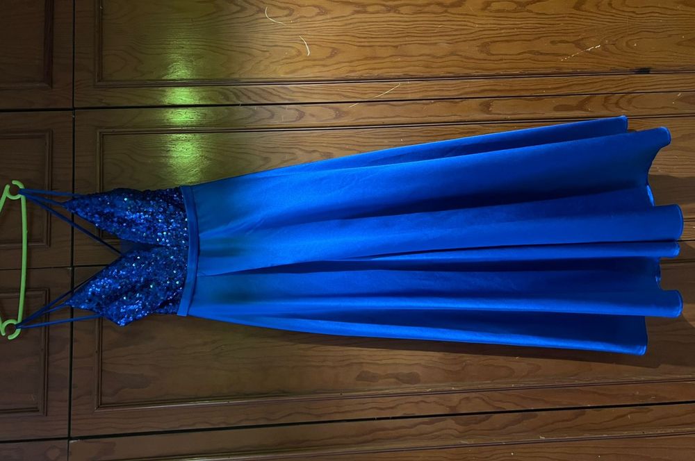 Vestido Cerimónia Azul