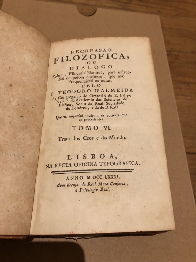 Recreação Filosofica - 9 Volumes