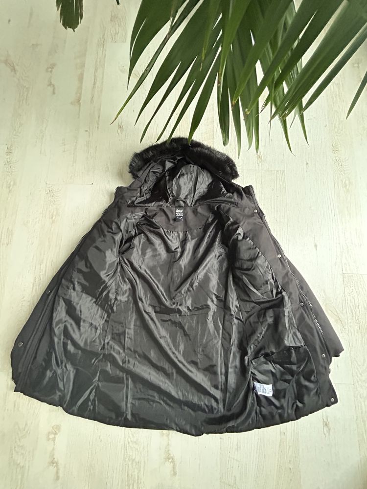 Płaszcz zimowy Geographical Norway xs parka piękny