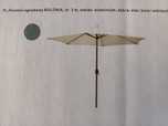 PARASOL PRZYŚCIENNY Blooma Pali 130 x 230, balkonowy, NOWY