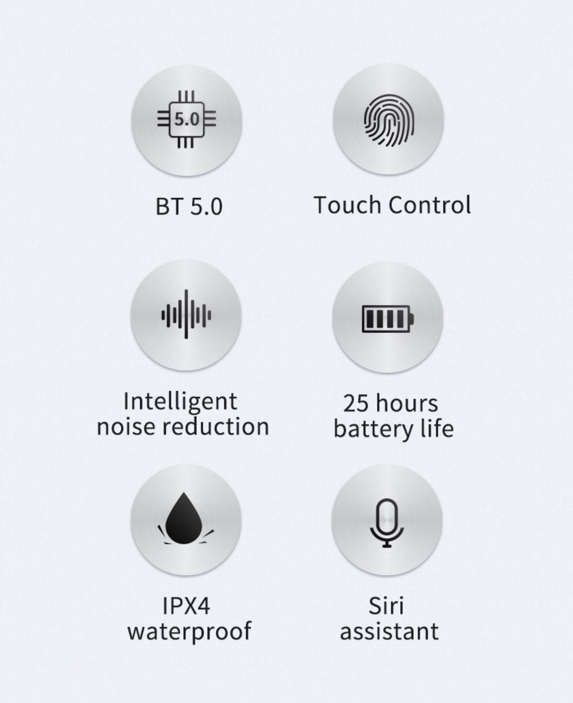 M31 słuchawki dotykowe bezprzewodowe bluetooth 5.0 TWS