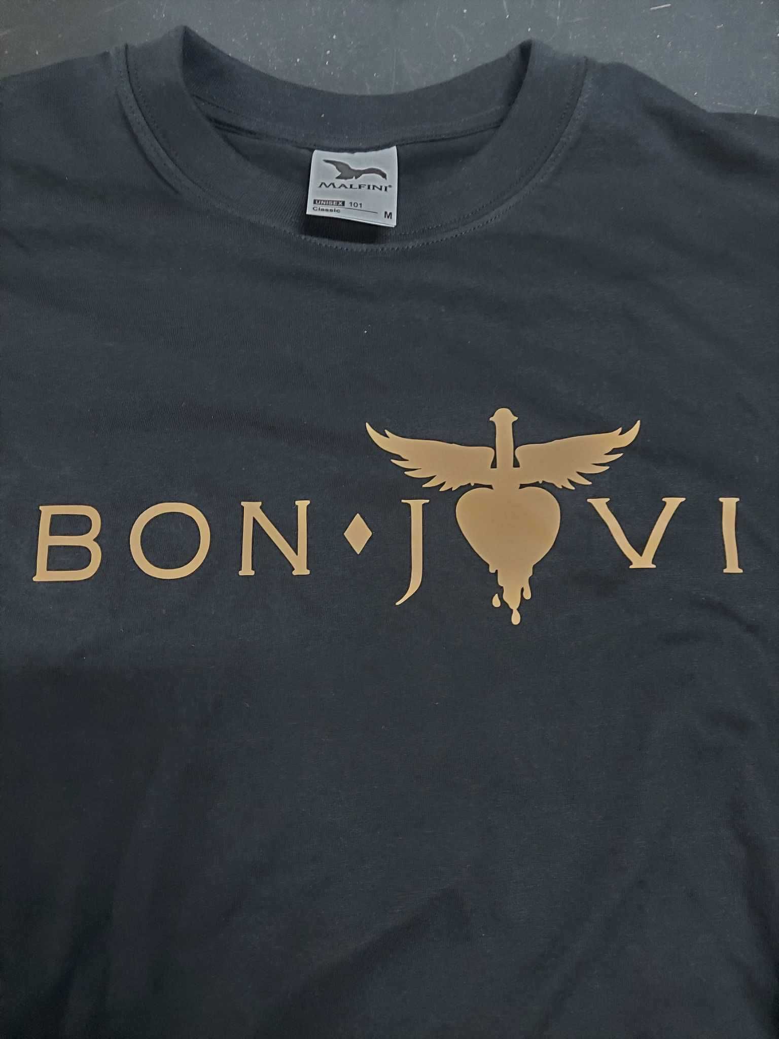 koszulka t-shirt bon jovi nieużywana rozmiar M