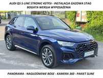 Audi Q5 2.0 Benz 252KM + LPG STAG * BOSE * Kamera360 * Panorama* S-LINE * LIFT