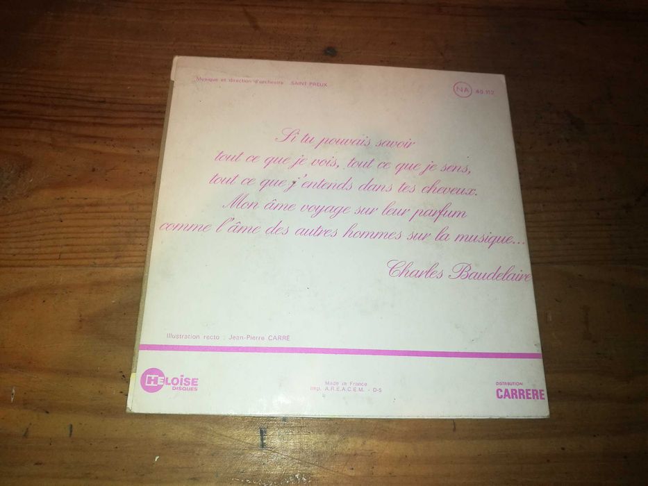 SAINT PREUX - Your Hair (Ed Francesa - 1975) SINGLE