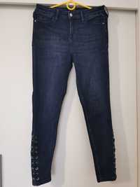 Spodnie jeansowe granat 36